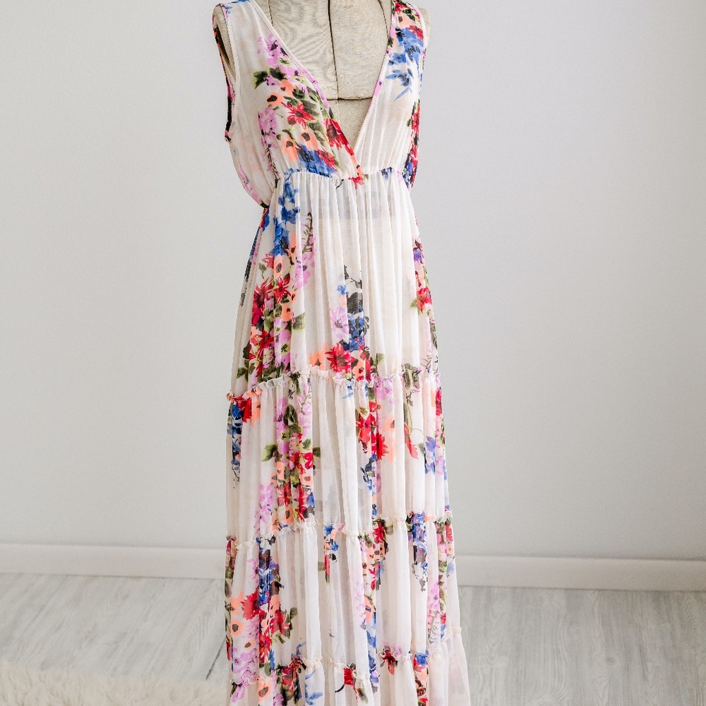 Floral maxi dress